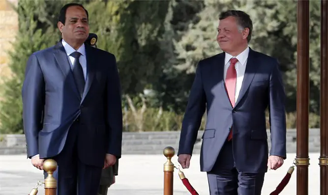 King Abdullah and Al-Sisi